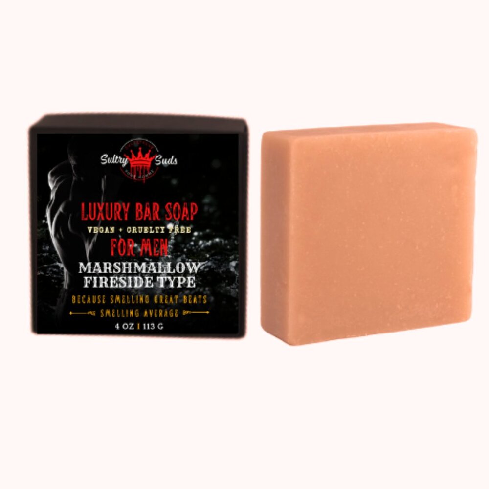 Marshmallow Fireside Type Vegan Soap (OUR VERSION)